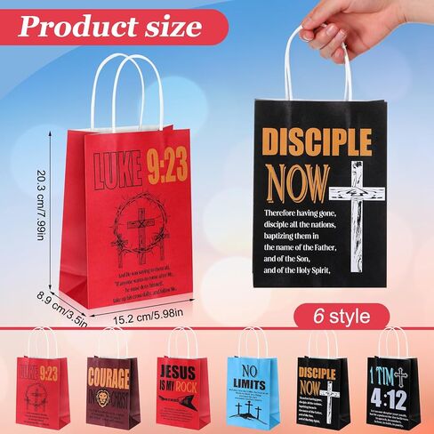 Skyygemm 30 Pcs Father's Day Gift Paper Bags for Kids Happy Father's Day Goodie Treat Bags with Handles Funny Gift Bag for Father's Day Theme Party Supplies Gift Wrapping Supplies in Saudi Arabia