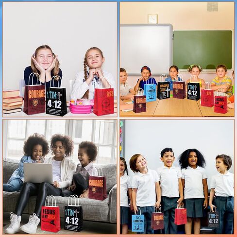 Skyygemm 30 Pcs Father's Day Gift Paper Bags for Kids Happy Father's Day Goodie Treat Bags with Handles Funny Gift Bag for Father's Day Theme Party Supplies Gift Wrapping Supplies in Saudi Arabia