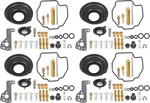 labwork 4-Pack Carburetor Repair Kit Diaphragm Air Cut-off Valves Replacement for Yamaha Vmax V-MAX 1200 1985-2007 in Saudi Arabia
