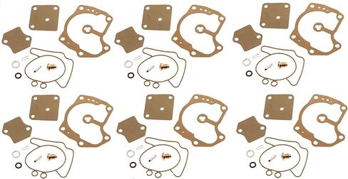 Johnson Evinrude 6 Pack Carburetor Carb Rebuild Kit V6 Looper 250 275 300 HP in Saudi Arabia