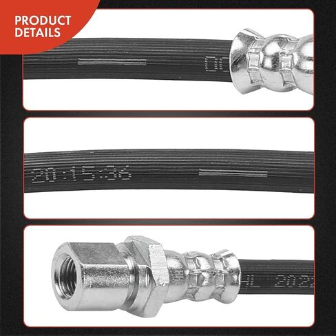 A-Premium Front Driver Brake Hoster Hose متوافق مع نماذج Chevy و Suzuki المختارة-Optra 2006-2010 ، Forenza 2004-2008 ، Reno 2005-2008-استبدل# 96397200 in Saudi Arabia