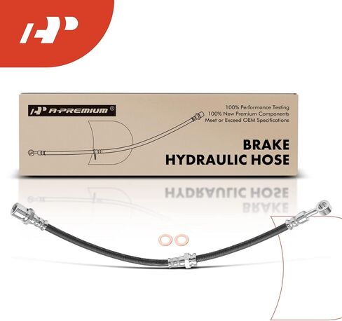 A-Premium Front Driver Brake Hoster Hose متوافق مع نماذج Chevy و Suzuki المختارة-Optra 2006-2010 ، Forenza 2004-2008 ، Reno 2005-2008-استبدل# 96397200 in Saudi Arabia