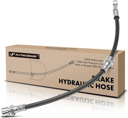 A-Premium Front Driver Brake Hoster Hose متوافق مع نماذج Chevy و Suzuki المختارة-Optra 2006-2010 ، Forenza 2004-2008 ، Reno 2005-2008-استبدل# 96397200 in Saudi Arabia