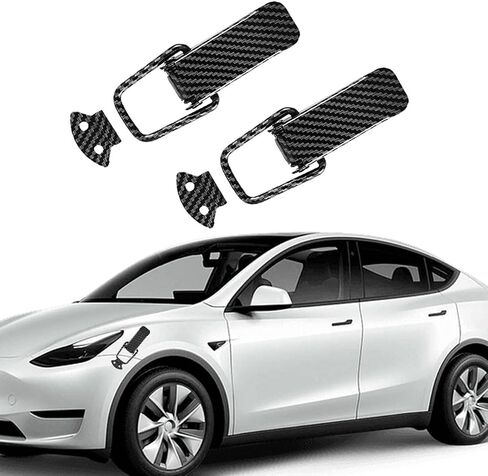 2PCS Car Bumper Clips, Carbon Fiber Quick Release Fasteners, Car Trunk Security Clip Kit, Universal Front Rear Bumper Clip Hasps, Car Bumper Hook Lock Clips for Most Vehicles (Small) in Saudi Arabia
