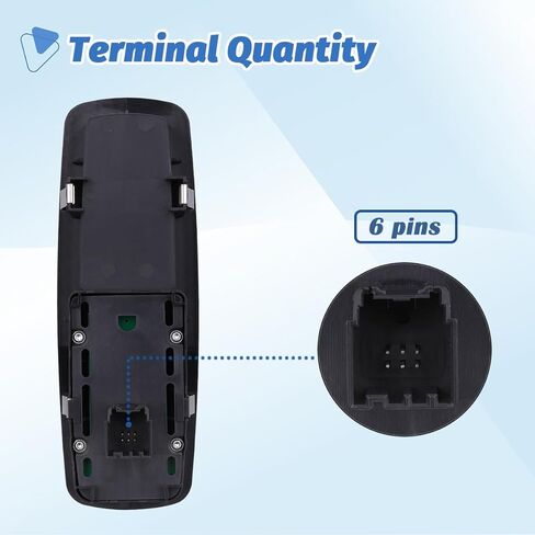 Passenger Side Power Window Switch Compatible with 2008 2009 2010 2011 2012 Dodge Grand Caravan, Chrysler Town and Country, Jeep Liberty, Dodge Ram 1500, 2009-2010 Journey, 2007-2011 Nitro in Saudi Arabia