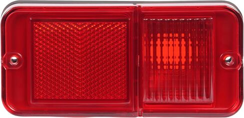 HECASA LED LED LED Side Marker Lights لعام 1968-1972 CHEVY/GMC C/K TRACK/Suburban ، عدسة حمراء ، 2pcs (سائق وراكب) - استبدال CT26713/0849633 in Saudi Arabia