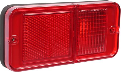 HECASA LED LED LED Side Marker Lights لعام 1968-1972 CHEVY/GMC C/K TRACK/Suburban ، عدسة حمراء ، 2pcs (سائق وراكب) - استبدال CT26713/0849633 in Saudi Arabia