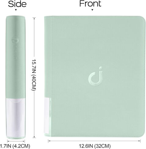 D DACCKIT Toploader Binder, Holds 288 Top Loaders - 9-Pocket Top Loader Binder for 3" x 4" Rigid Card Holders for Trading Cards or Sports Cards, Model A - Light Pink in Kuwait