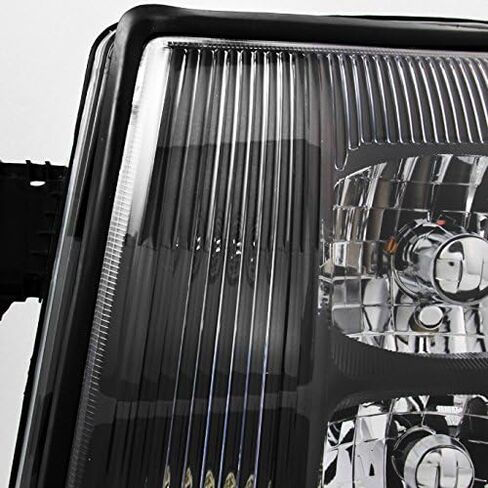 AKKON - For Cadillac Escalade Chrome Clear HID Xenon Type Headlights Front Lamps Replacement Pair in Saudi Arabia