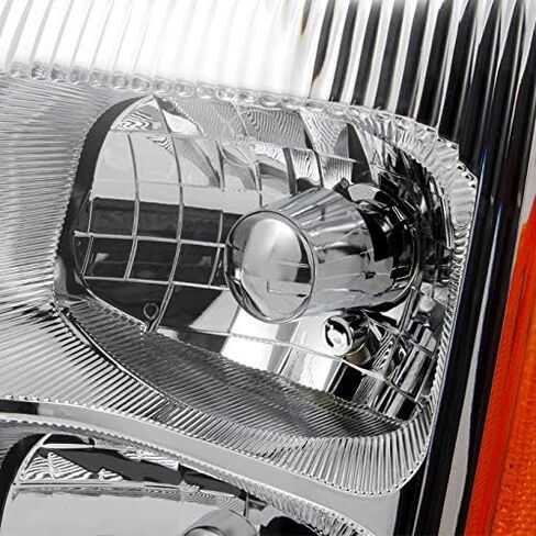 AKKON - لكاديلاك Escalade Chrome Clear Hid Xenon نوع المصابيح الأمامية المصابيح الأمامية استبدال الزوج in Kuwait