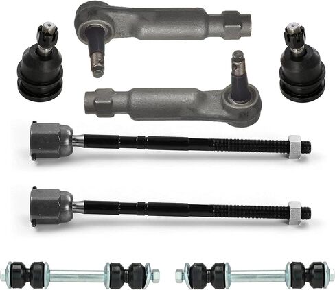 Partsw-8 PC Kit for Ford Mustang 1982-1993/Thunderbird 1982-1988/LTD 1984-1985/Fairmont 1982/Granada 1982 + More (Check Models) Lower Ball Leans INNER و OUTER TIN ROD in Saudi Arabia