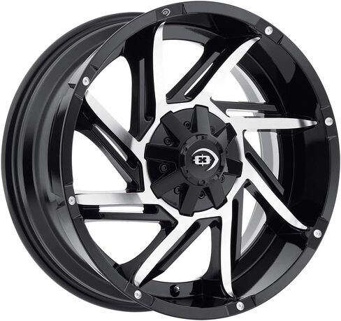 Vision 422 Prowler 18x9 6x135/6x5.5 "-12mm Black/Machined Rim 18" in Saudi Arabia