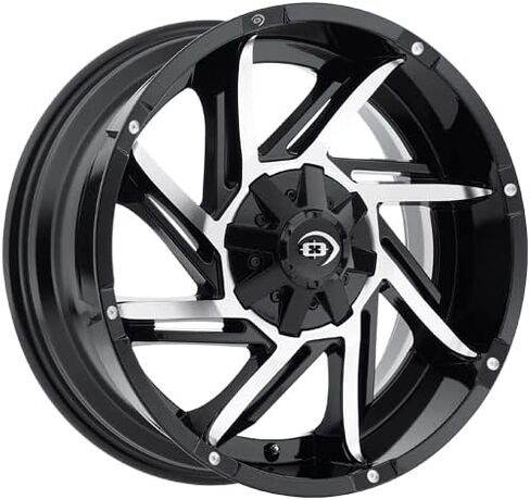 Vision 422 Prowler 18x9 6x135/6x5.5 "-12mm Black/Machined Rim 18" in Saudi Arabia