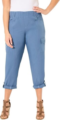 Catherines Women's Plus Size Petite Ari Performance Convertible Cargo Pant in Saudi Arabia