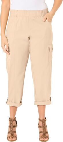 Catherines Women's Plus Size Petite ARI Performance Convertible Cargo Pant Pant in Saudi Arabia