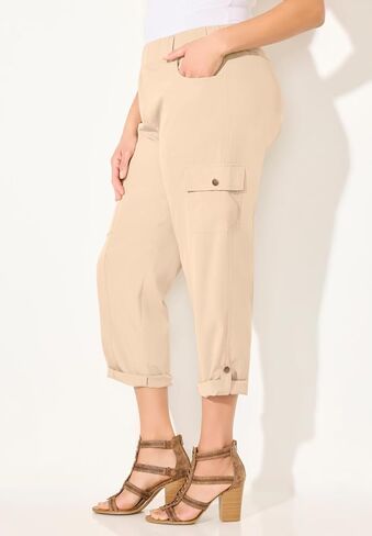 Catherines Women's Plus Size Petite ARI Performance Convertible Cargo Pant Pant in Saudi Arabia