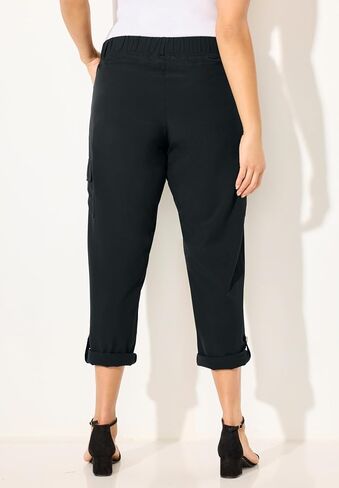 Catherines Women's Plus Size Petite Ari Performance Convertible Cargo Pant in Saudi Arabia