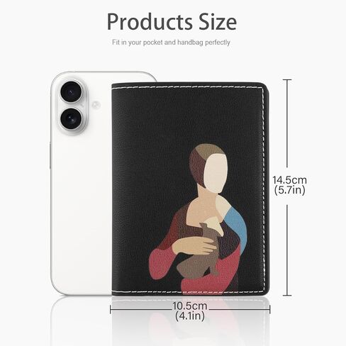 Lychii Passport Holder, Minimalist Aesthetic Design Passport Covers, Ultra Slim PU Leather Passport Travel Wallet Document Organizer for Women/Men in Kuwait