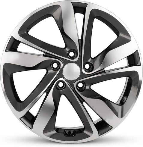For 2014-2016 Hyundai Elantra 17 Inch Gun Metal Machine Face Aluminum Rim - OE Direct Replacement - Road Ready Car Wheel in Saudi Arabia