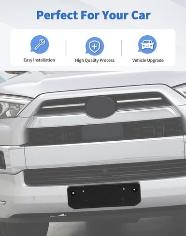 for 4Runner License Plate Frames Front Black License Plate Holder Compatible with 2010-2023 Toyota 4Runner & Limited Bumper License Plate Bracket Mount Exterior Accessories in Saudi Arabia