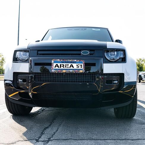 Flower License Plate Frame 2 Pcs Personalized Colorful Floral License Plate Frames with 2 Holes Screws Stainless Steel Car Plates Frame Universal Size: 12.4x6.3in Auto Parts Decoration in Saudi Arabia