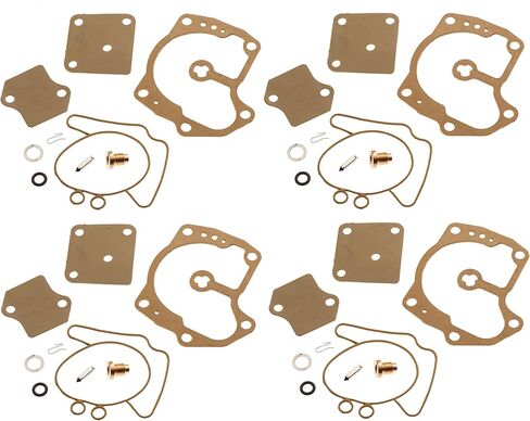 Johnson Evinrude 4 Pack Carburetor Carb Rebuild Kit V4 Looper 120 125 140 HP in Saudi Arabia