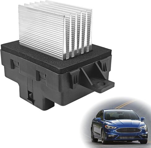HVAC Blower Motor Resistor Compatible with Ford Fusion 2010-2012/ MKZ 2010-2012/ Zephyr 2006/ Milan 2010-2011/ Dual Zone Auto Temp Control Replace 6E5Z19E624AA, 973-057, JA1712, 8E5Z19E624A in Saudi Arabia