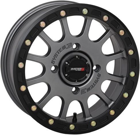 حزمة - 9 عناصر: النظام 3 SB -5 15 "عجلات GM 33" SS360/HP الإطارات [4x137 Bolt Pattern 12mmx1.5 Lug Kit] in Saudi Arabia