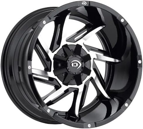 رؤية 422 Prowler 20x12 8x180-51mm أسود/عجلات حافة 20 "بوصة in Saudi Arabia