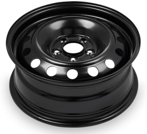 عجلة استبدال OEM جديدة لعام 2006-2017 Jeep Compass 16x6.5 بوصة حافة الصلب مطلية باللون الأسود 205/55R16 in Saudi Arabia