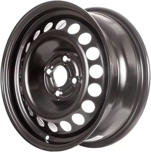 15" x 6" Reconditioned Genuine Factory OEM Black Steel Wheel for Chevy Cobalt 2005-2010; Pontiac G5 2007-2010; Pontiac Pursuit 2005-2005; 8077 in Saudi Arabia
