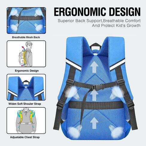 Boys Backpack for School,Gamer Backpack For Boys Kids,Boy Bookbag For Elementary Middle School Student,17″ Video Game Backpacks For Boy Kids Teen Age 6-12 in Saudi Arabia