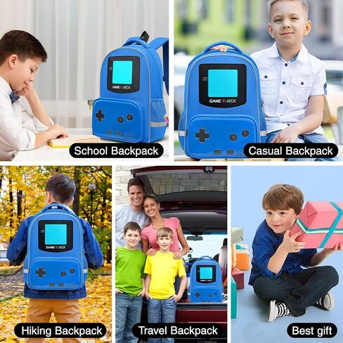 Boys Backpack for School,Gamer Backpack For Boys Kids,Boy Bookbag For Elementary Middle School Student,17″ Video Game Backpacks For Boy Kids Teen Age 6-12 in Saudi Arabia