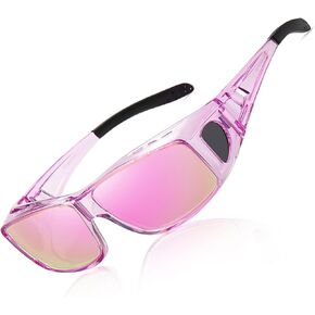 Wzerry Fit Over Glasses Sunglasses for Women Men, Polarized Oversized Sun Glasses for Prescription Glasses UV400 Protection in Saudi Arabia