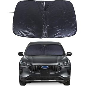 Windshield Sunshade for Ford Escape 2020-2024 SUV Front Window Sun Shade Foldable Reflective Sun Visor Custom Sunscreen UV Blocker Privacy Protector HeatShield Keep Your Car Cooler (Silver) in Saudi Arabia