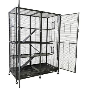 Exotic Nutrition Borneo Small Animal Cage - for Sugar Gliders, Squirrels, Marmosets & Other Small Pets (Cage + Add-On) in Kuwait