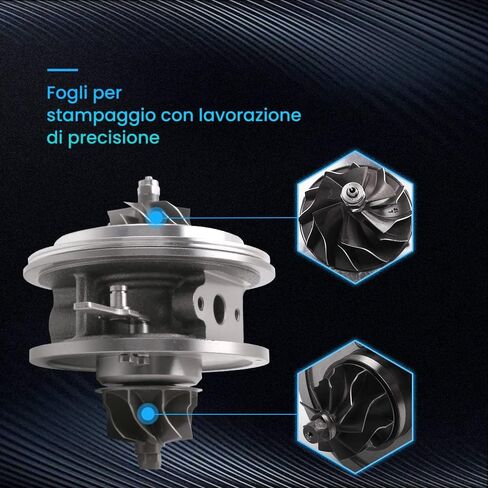 maXpeedingrods K03 Turbocharger Core Cartridge for Hyundai H-1 & STAREX MONTANA iLOAD BOX for Hyundai i800 CAR & BUS 2.5 CRDi 2008 - D4CB Turbo Cartridge for KIA SORENTO 2.5 CRDi 2002- in Saudi Arabia