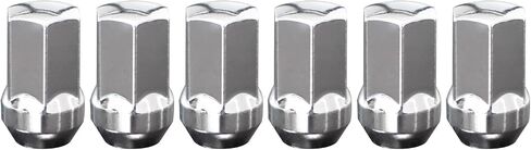 Detroit Axle - 24pc Lug Lug Nuts for Dodge Ram 1500 Durango Jeep Grand Cherokee 14x1.5 Chrome Wheel Lug Bumption in Saudi Arabia