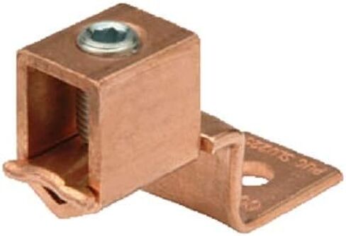 Penn Union Copper Mechanical Lug - One Hole Offset Longues 4 Str. إلى 3/0 شارع. CU (SLU175) in Saudi Arabia