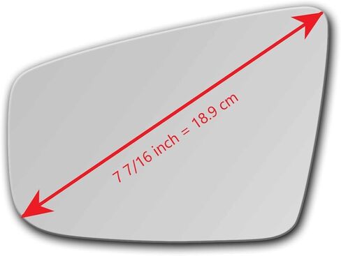 New Replacement Flat Mirror Glass with Full Size Adhesive for 2010-2012 Buick LaCrosse Driver Side View Left LH in Saudi Arabia