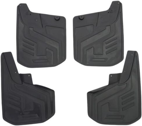 2023 2024 2025 متوافق مع شيفروليه كولورادو GMC Canyon Mudflaps Fender Mud Flaps Guard Splash Mudguard Accessories الأمامية الخلفية 4pcs (أسود) in Saudi Arabia