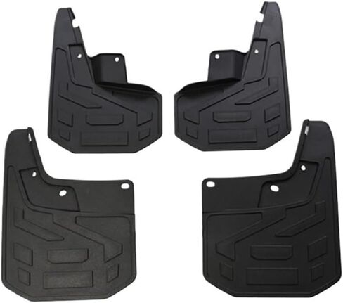 2023 2024 2025 متوافق مع شيفروليه كولورادو GMC Canyon Mudflaps Fender Mud Flaps Guard Splash Mudguard Accessories الأمامية الخلفية 4pcs (أسود) in Saudi Arabia