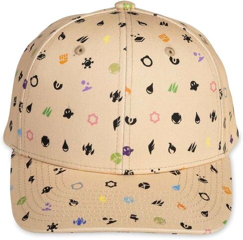 Pokémon Center Types Tan Structured Hat (One Size-Adult) in Saudi Arabia