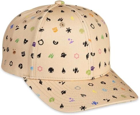 Pokémon Center Types Tan Structured Hat (One Size-Adult) in Saudi Arabia