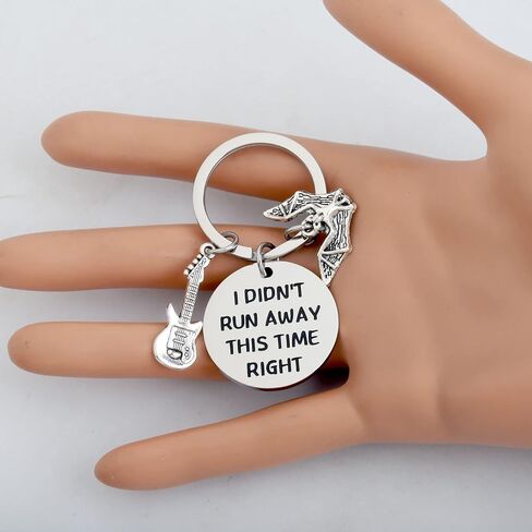 ENSIANTH TV Show Inspired Gift I Didn’t Run Away Fans Gift Moive Merchandise Gifts Guitar Keychain (run away key) in Saudi Arabia