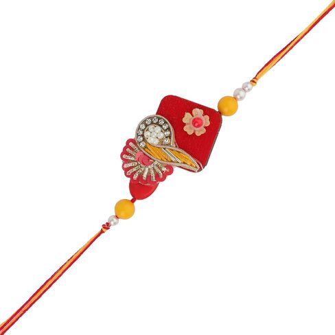 Set of 2 Rakhi for Brother Thread Bracelet for Bhai Bhabhi Bhaiya veera Raksha Bandhan Rakhi Set Dora with Rakhee Card gift Pack for Brother Sister Indian Traditional Raksha Bandhan Festival in Saudi Arabia