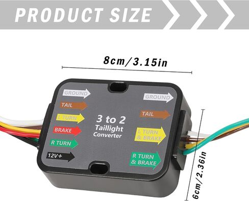 4 Way Trailer Wiring Harness Flat Output 56335 Compatible with Escape S SE SEL Titanium 2013-2016, 4 Pin Towing Hitch Trailer Wire in Saudi Arabia