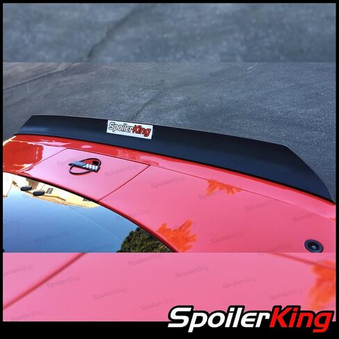 SPOINDERKING DUCKBILL TRUNK SPOILER (380P) متوافق مع CHEVY CORVETTE C4 1984-1996 Black in Kuwait