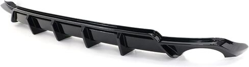Ikon Motorsprts ، موزع الشفاه الخلفي المتوافق مع 2022-2024 Honda Civic 4-Door Sedan ، PP polypropylene Gloss Black Fe-C على غرار Canard Canard Spovers Add-On in Saudi Arabia