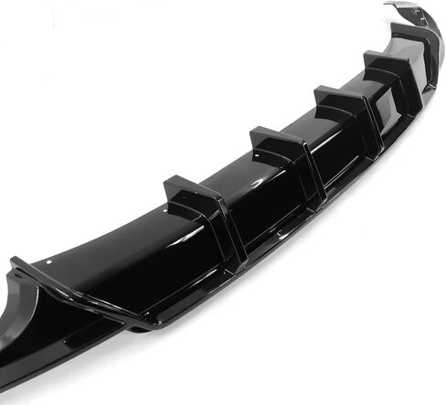 Ikon Motorsprts ، موزع الشفاه الخلفي المتوافق مع 2022-2024 Honda Civic 4-Door Sedan ، PP polypropylene Gloss Black Fe-C على غرار Canard Canard Spovers Add-On in Saudi Arabia